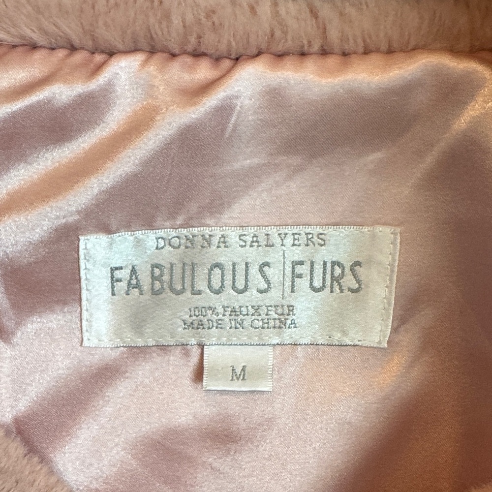 Women's Pink Faux Fur Jacket - Picture 2 of 11